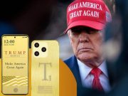 Децата на Трамп претставија златен телефон со сомнителни спецификации