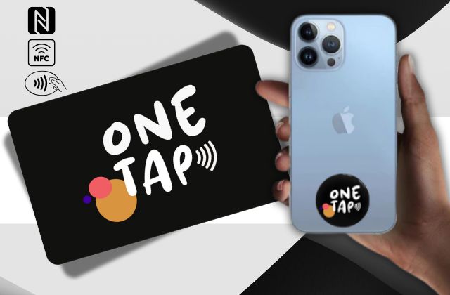 ONEtap картичка и стикер